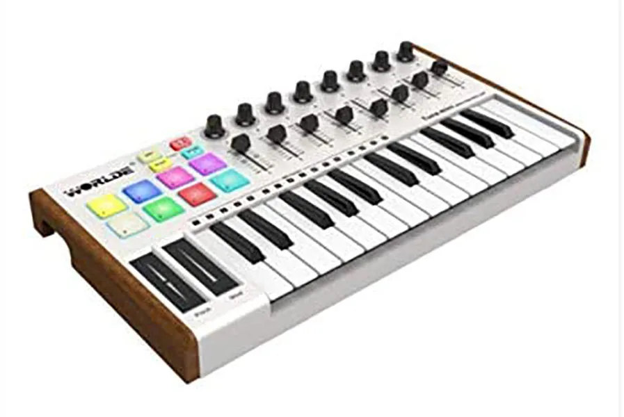 worlde-Tuna mini Extreme Edition 25-key midi keyboard pad music arranger keyboard electronic sound MIDI controller
worlde-Tuna mini Extreme Edition 25-key midi keyboard pad music arranger keyboard electronic sound MIDI controller
