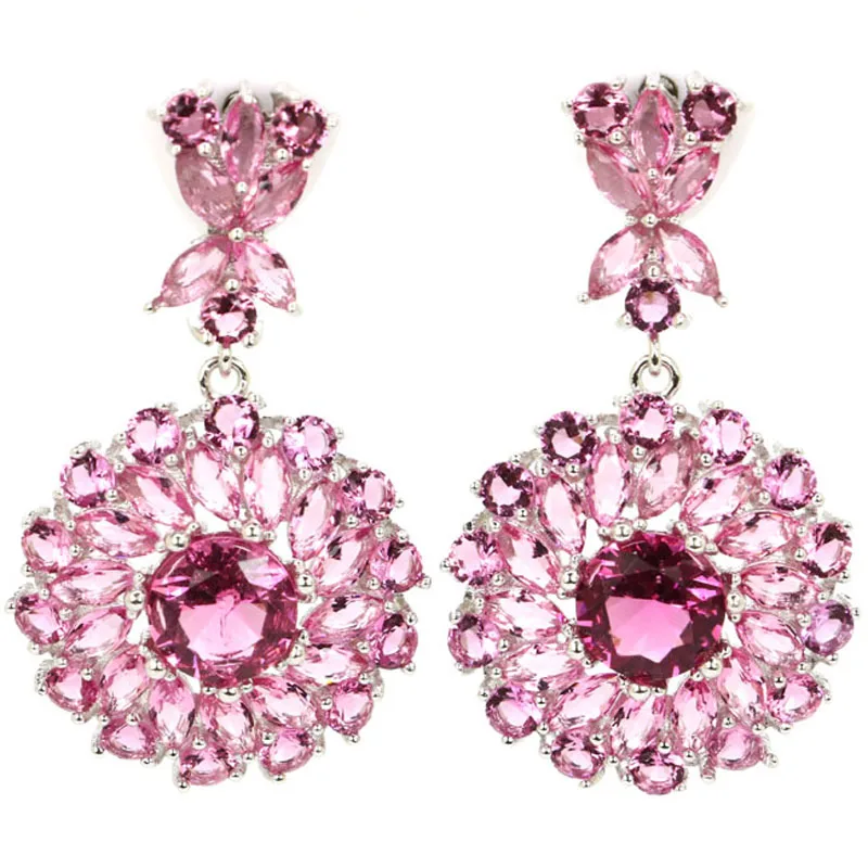 37x21mm 7.8g Delicate Fine Cut London Blue Topaz Pink Tourmaline Tsavorite Garnet 925 Solid Sterling Silver Earrings
37x21mm 7.8g Delicate Fine Cut London Blue Topaz Pink Tourmaline Tsavorite Garnet 925 Solid Sterling Silver Earrings