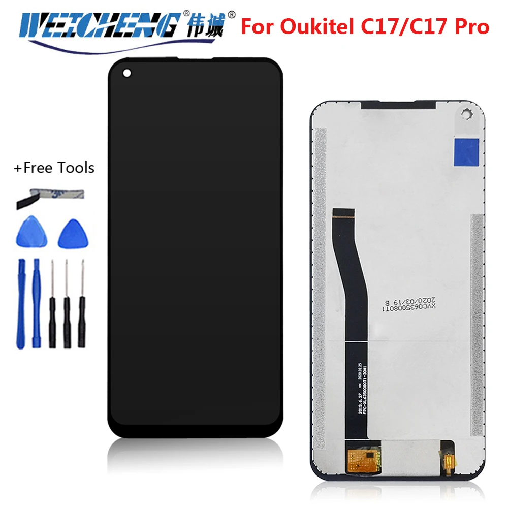 100% Original New 6.35 inch OUKITEL C17 PRO LCD Display+Touch Screen Digitizer Assembly LCD Parts For OUKITEL C17 PRO Display
100% Original New 6.35 inch OUKITEL C17 PRO LCD Display+Touch Screen Digitizer Assembly LCD Parts For OUKITEL C17 PRO Display