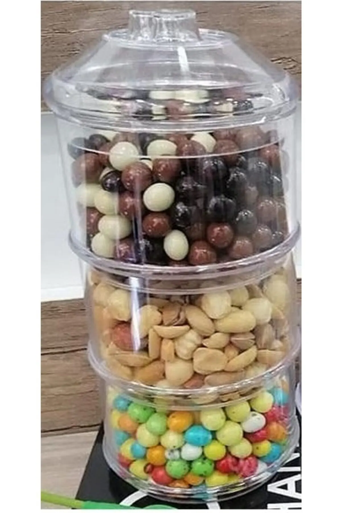 3 tiers sugar bowl food storage jar food storage dragee jar utensil kitchenware kitchen organizer
3 tiers sugar bowl food storage jar food storage dragee jar utensil kitchenware kitchen organizer