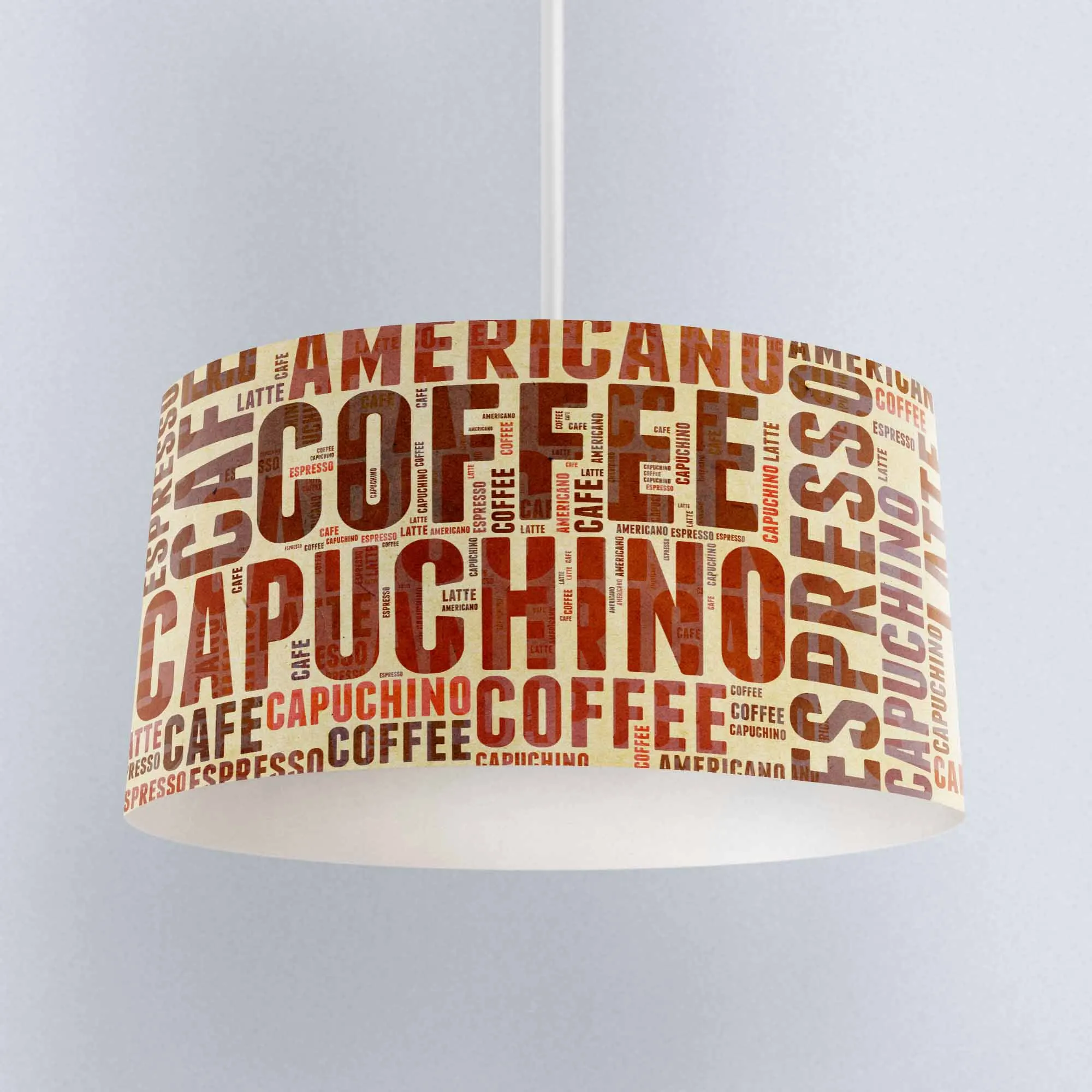 Else Brown Orange Yellow Coffee Writen Printed Fabric Kitchen Chandelier Lamp Drum Lampshade Floor Ceiling Pendant Light Shade
Else Brown Orange Yellow Coffee Writen Printed Fabric Kitchen Chandelier Lamp Drum Lampshade Floor Ceiling Pendant Light Shade