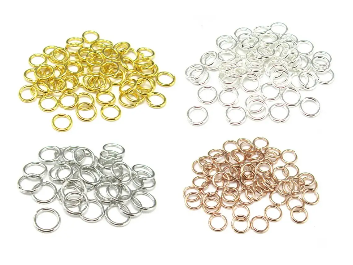 300pcs Open Jump Rings, Earring Charms, Gold/Silver Plated, 4x0.6mm, Brass Connector, Jewelry Making - RP043
300pcs Open Jump Rings, Earring Charms, Gold/Silver Plated, 4x0.6mm, Brass Connector, Jewelry Making - RP043