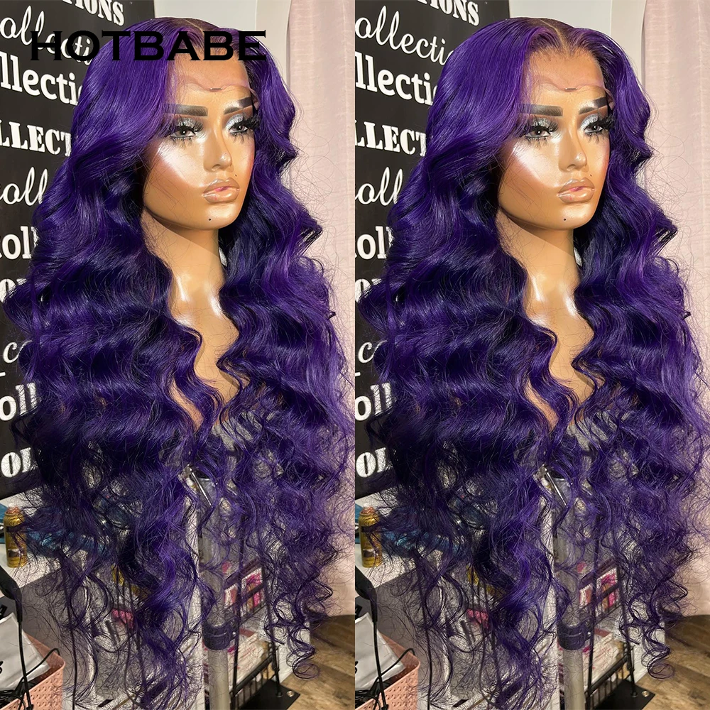 Purple Color 30 Inch Loose Body Wave Transparent Lace Front Wigs For Women Pre Plucked Brazilian Coloed Human Hair Wig 180%
Purple Color 30 Inch Loose Body Wave Transparent Lace Front Wigs For Women Pre Plucked Brazilian Coloed Human Hair Wig 180%