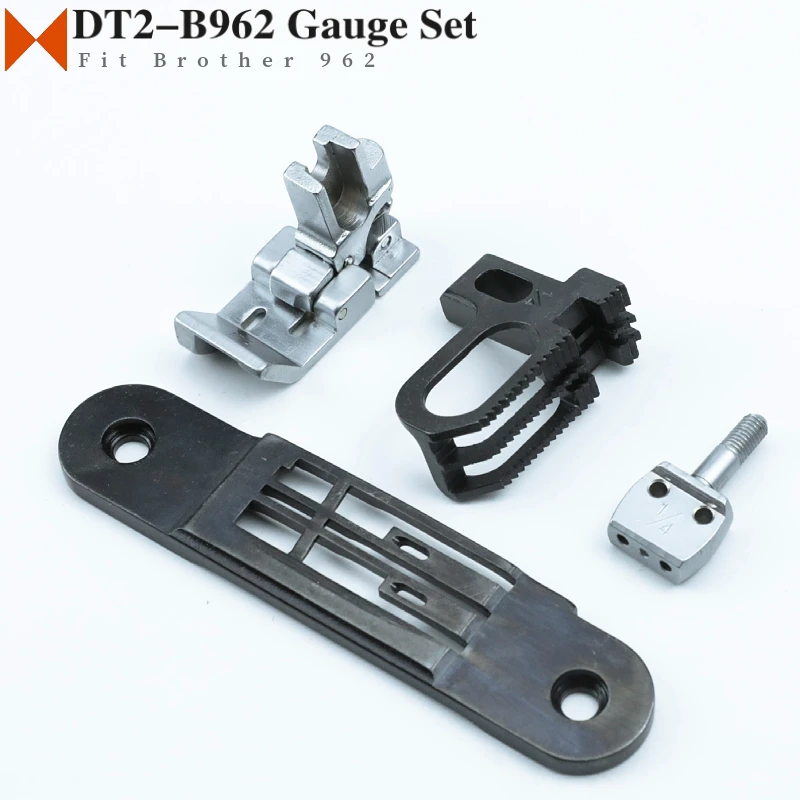 Gauge Set For Brother DT2-B962 Double Needle Chainstitch Flat Bed Sewing Machine Parts Needle Distance 3/16'' 1/4''
Gauge Set For Brother DT2-B962 Double Needle Chainstitch Flat Bed Sewing Machine Parts Needle Distance 3/16'' 1/4''