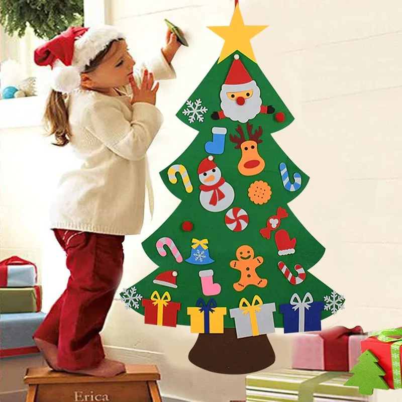 Kids DIY Felt Christmas Tree Christmas Decoration for Home Navidad 2021 Christmas Ornaments Navidad 2022 New Year Gift Xmas Tree
Kids DIY Felt Christmas Tree Christmas Decoration for Home Navidad 2021 Christmas Ornaments Navidad 2022 New Year Gift Xmas Tree