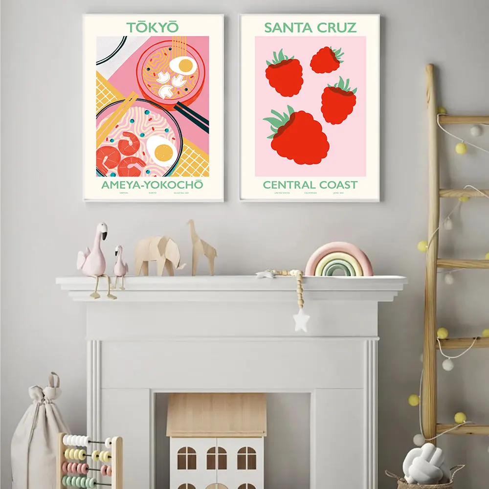 Tokyo Japanese Food Poster Strawberry Print Santa Cruz Canvas Painting Nordic Wall Art Living Room Home Decor Kitchen Picture
Tokyo Japanese Food Poster Strawberry Print Santa Cruz Canvas Painting Nordic Wall Art Living Room Home Decor Kitchen Picture