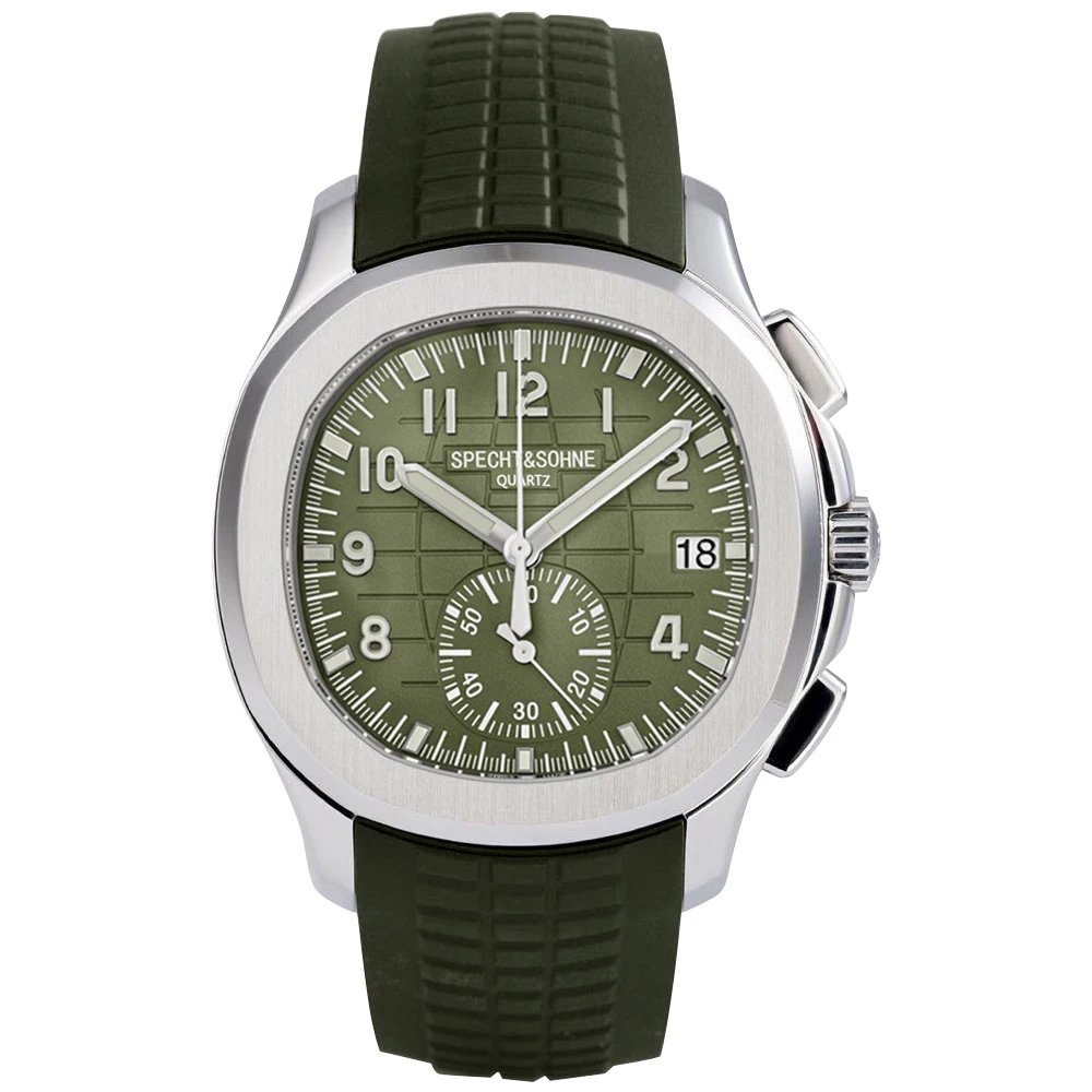 2022 Hot Selling Top Luxury Brand Japan Chronograph Quartz Watch Stainless Steel Green Rubber Strap Luminous Waterproof Clock
2022 Hot Selling Top Luxury Brand Japan Chronograph Quartz Watch Stainless Steel Green Rubber Strap Luminous Waterproof Clock