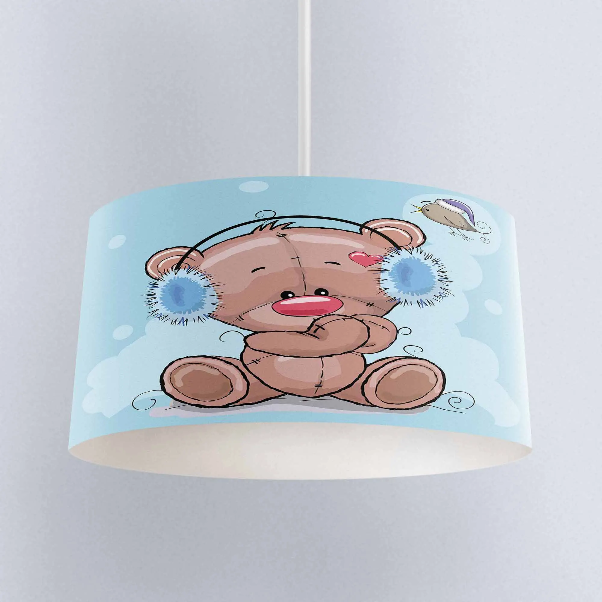 Else Blue Floor Cute Bear Print Fabric Kids Chandelier Lamp Drum Lampshade Floor Ceiling Pendant Light Shade
Else Blue Floor Cute Bear Print Fabric Kids Chandelier Lamp Drum Lampshade Floor Ceiling Pendant Light Shade