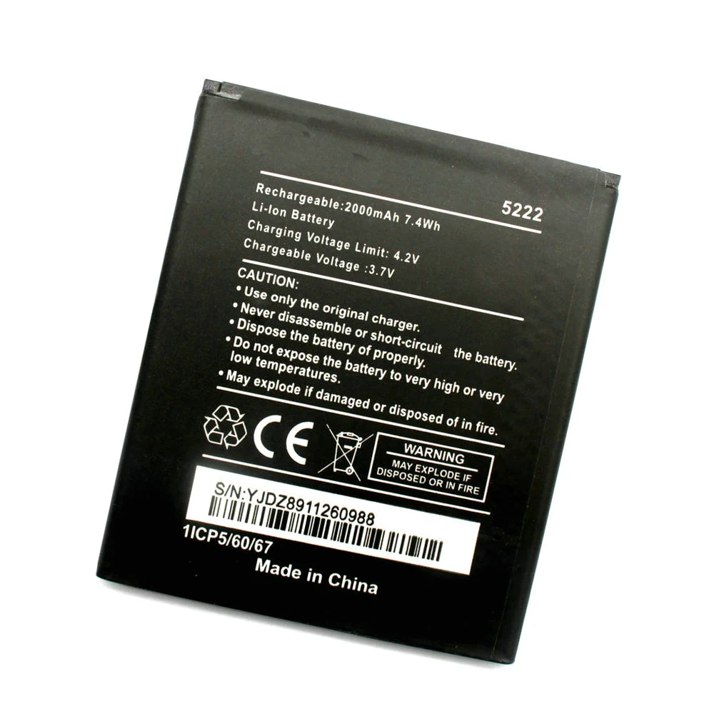 5222 Battery 2000mAh For Wiko 5222 Batterie Bateria Accumulator AKKU
5222 Battery 2000mAh For Wiko 5222 Batterie Bateria Accumulator AKKU