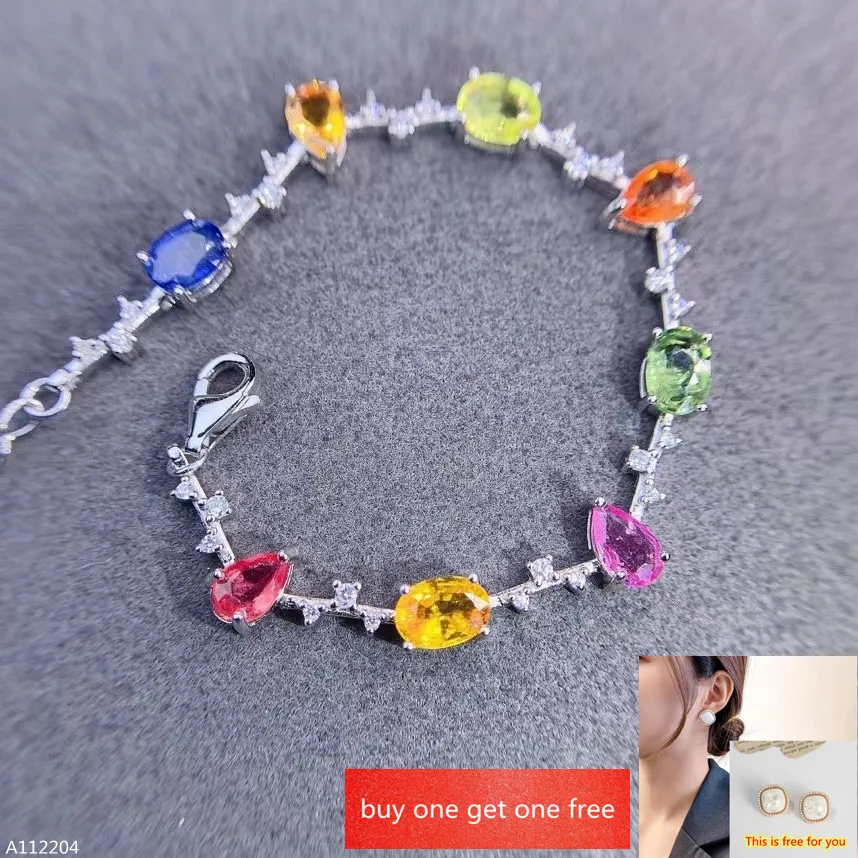 KJJEAXCMY Fine Jewelry 100% 925 Sterling Silver Natural Color Sapphire Water Drop Girls Ladies Chain Bracelet Detectable
KJJEAXCMY Fine Jewelry 100% 925 Sterling Silver Natural Color Sapphire Water Drop Girls Ladies Chain Bracelet Detectable