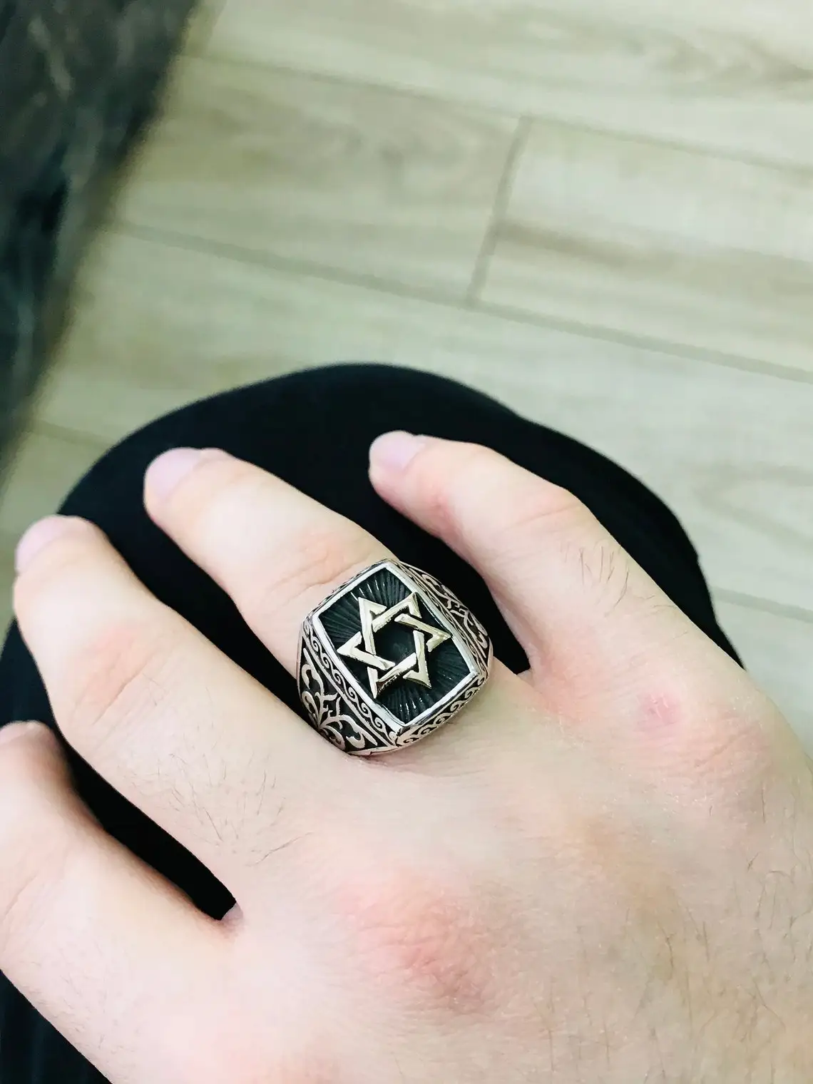 Elegant David Ring in 925 Sterling Silver Star Of David Rings Trendy Gift for Men Rings Secret Seal Free Shipping Fine Jewelry
Elegant David Ring in 925 Sterling Silver Star Of David Rings Trendy Gift for Men Rings Secret Seal Free Shipping Fine Jewelry