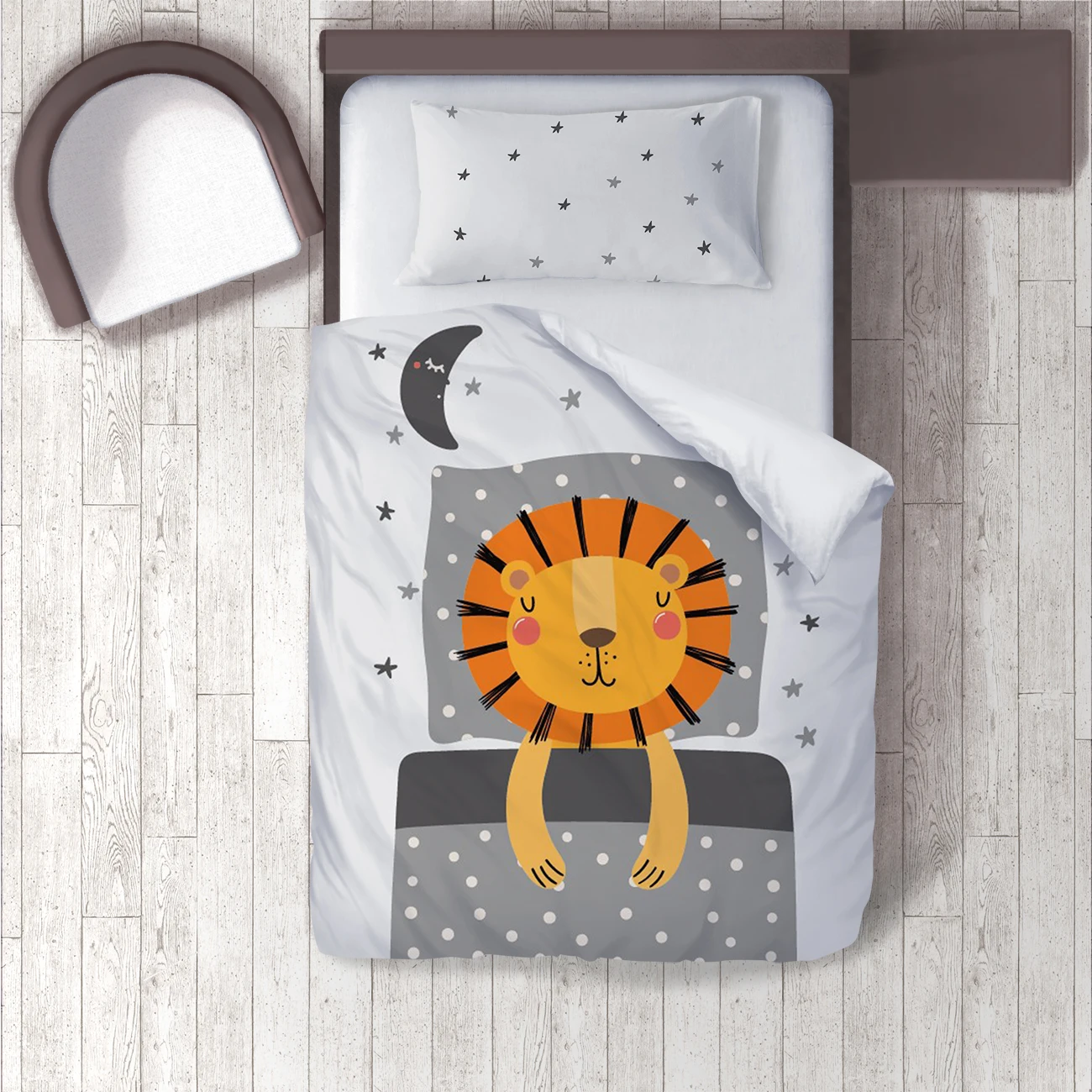 Duvet Cover Set Bedding Set Pillow Case for Baby and Kids Room 3D Printed Sleeping Lions Dark Blue Model 109
Duvet Cover Set Bedding Set Pillow Case for Baby and Kids Room 3D Printed Sleeping Lions Dark Blue Model 109