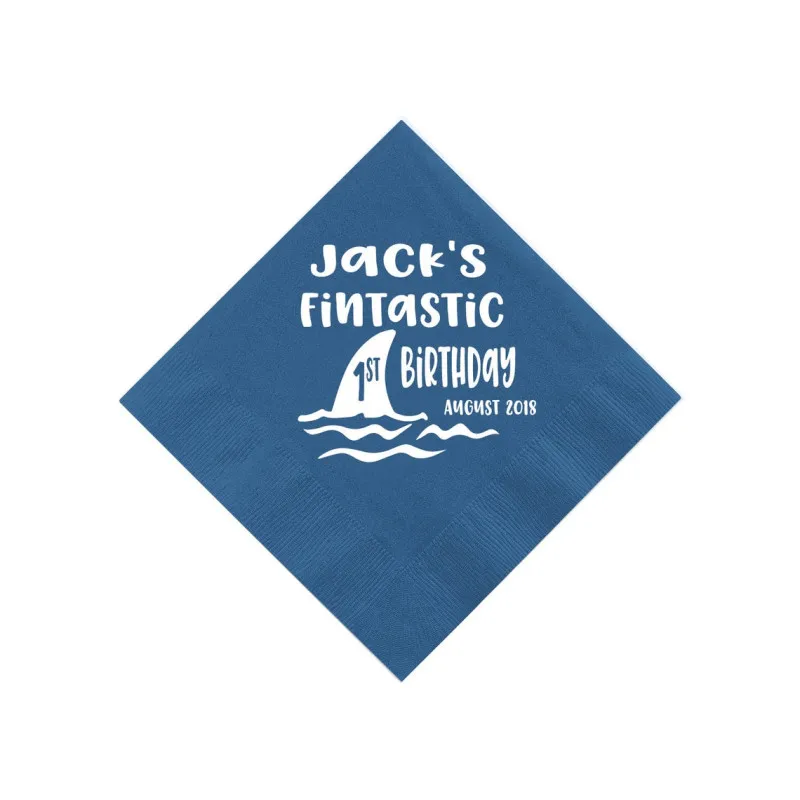 Персонализированные салфетки Fin-tastic Shark Birthday-First Birthday - Shark салфетки для дня рождения, Custom Boy салфетки для дня рождения baby shower 
Персонализированные салфетки Fin-tastic Shark Birthday-First Birthday - Shark салфетки для дня рождения, Custom Boy салфетки для дня рождения baby shower