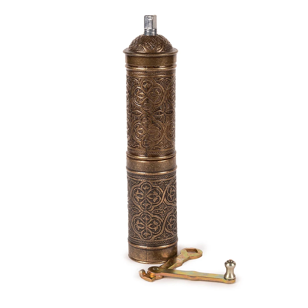 Coffee and Spice Grinder, Refillable Authentic Spice Mill with Adjustable Coarseness, Manual Pepper Mill with Handle Authentic
Coffee and Spice Grinder, Refillable Authentic Spice Mill with Adjustable Coarseness, Manual Pepper Mill with Handle Authentic