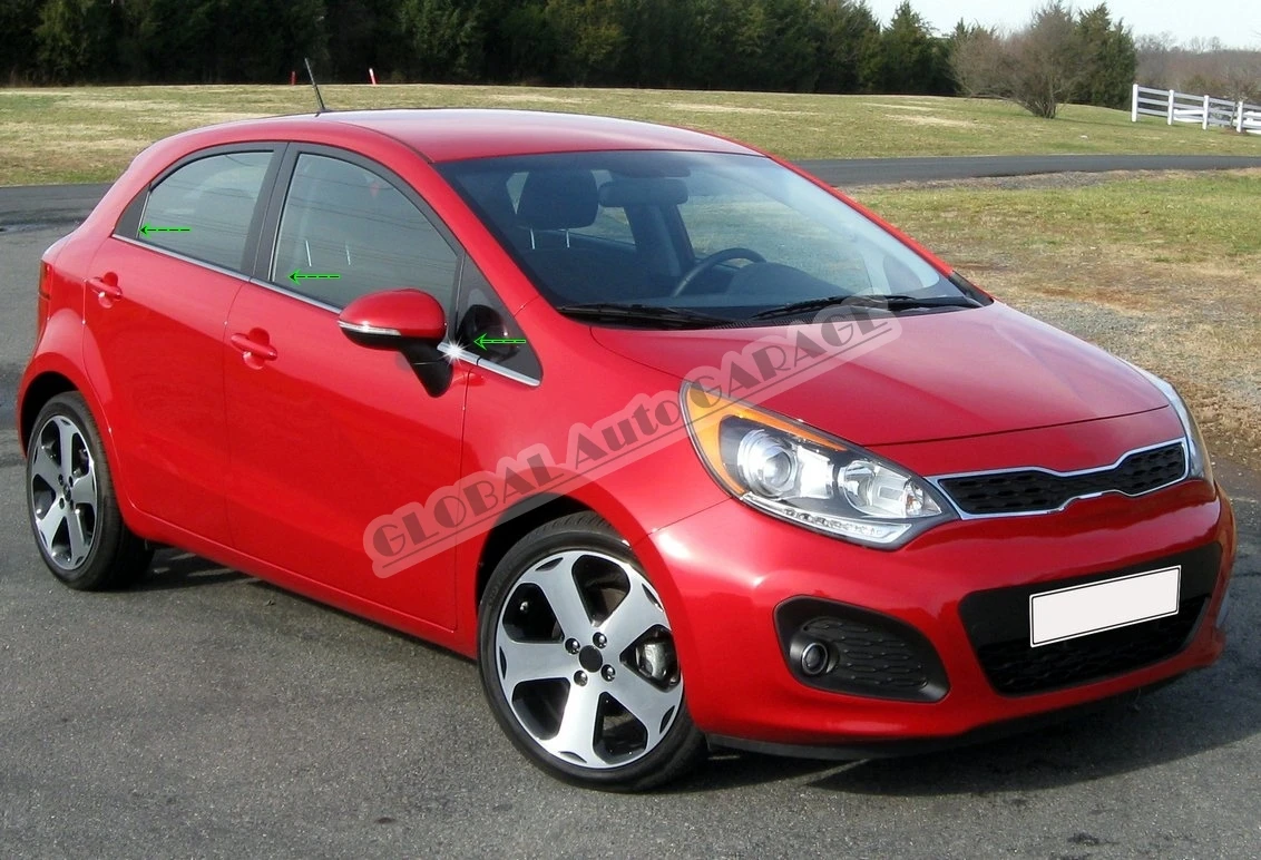 Хромированная рамка для окна для хэтчбека Kia Rio 3 2011-2016, автомобильный аксессуар, диффузор, разветвитель, Стайлинг автомобиля
Хромированная рамка для окна для хэтчбека Kia Rio 3 2011-2016, автомобильный аксессуар, диффузор, разветвитель, Стайлинг автомобиля