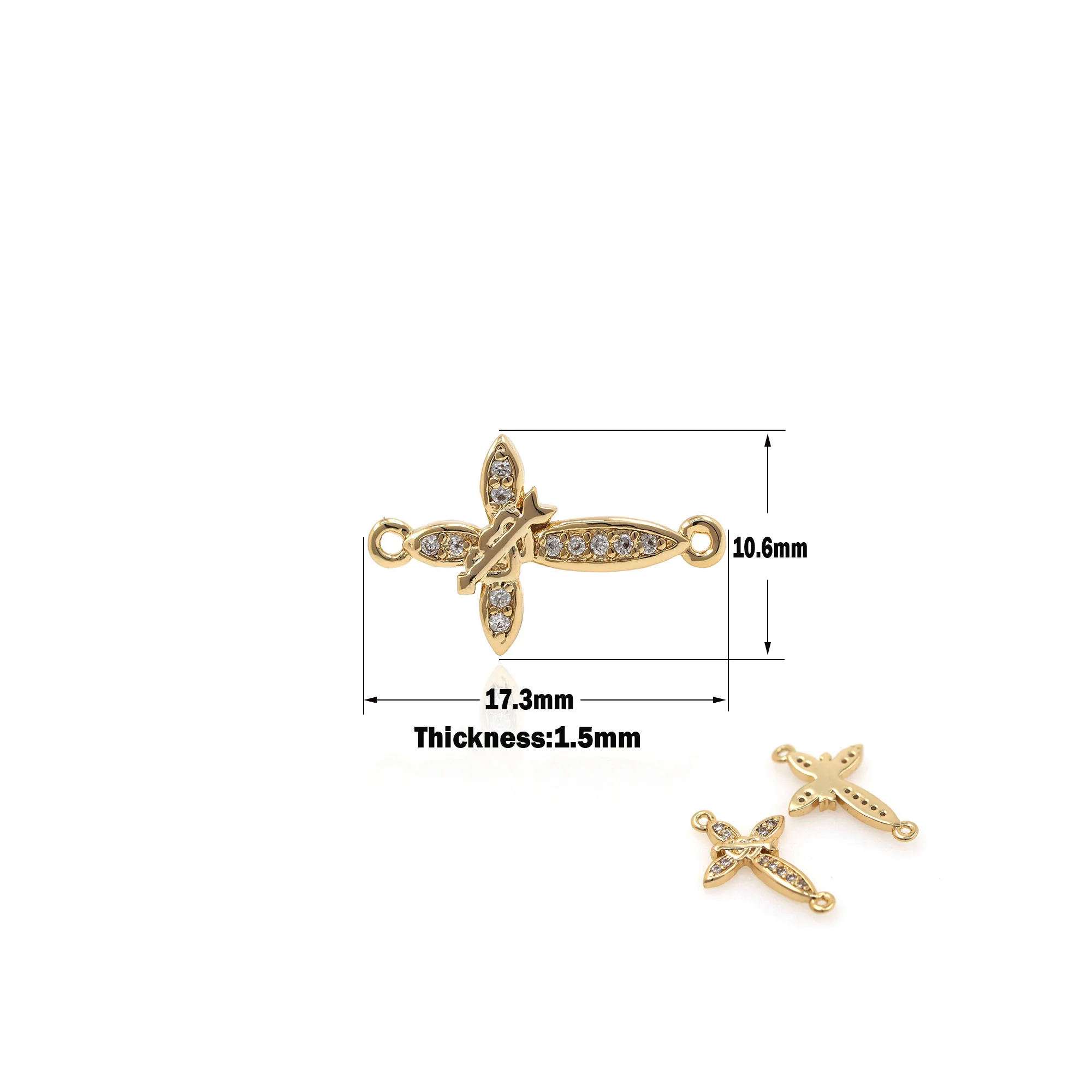 Personalized Electroplating Micro-Pave DIY Cross Pendant Semi-Finished Wholesale Christian Jewelry Gifts Religious Jewelry
Personalized Electroplating Micro-Pave DIY Cross Pendant Semi-Finished Wholesale Christian Jewelry Gifts Religious Jewelry