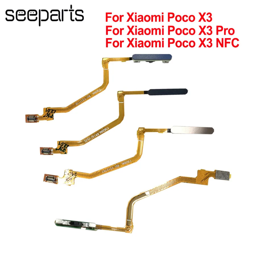 For Xiaomi POCO X3 Pro Fingerprint Flex Cable Sensor Touch ID Poco X3 NFC Home Button Flex Cable Replacement Parts
For Xiaomi POCO X3 Pro Fingerprint Flex Cable Sensor Touch ID Poco X3 NFC Home Button Flex Cable Replacement Parts