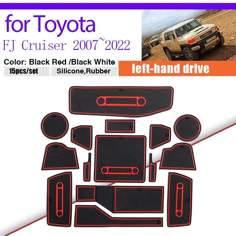 Door Groove Dust-proof Pad for Toyota FJ Cruiser XJ10 2007~2022 Rubber Anti-slip Mat Cup Storage Gate Slot Sticker Auto Part Rug
Door Groove Dust-proof Pad for Toyota FJ Cruiser XJ10 2007~2022 Rubber Anti-slip Mat Cup Storage Gate Slot Sticker Auto Part Rug