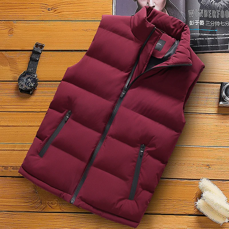 Mens Jacket Sleeveless Vest Winter Fashion Casual Slim Coat Brand Clothing Vests Cotton-Padded Men's Vest Men Waistcoat Big Size
Mens Jacket Sleeveless Vest Winter Fashion Casual Slim Coat Brand Clothing Vests Cotton-Padded Men's Vest Men Waistcoat Big Size