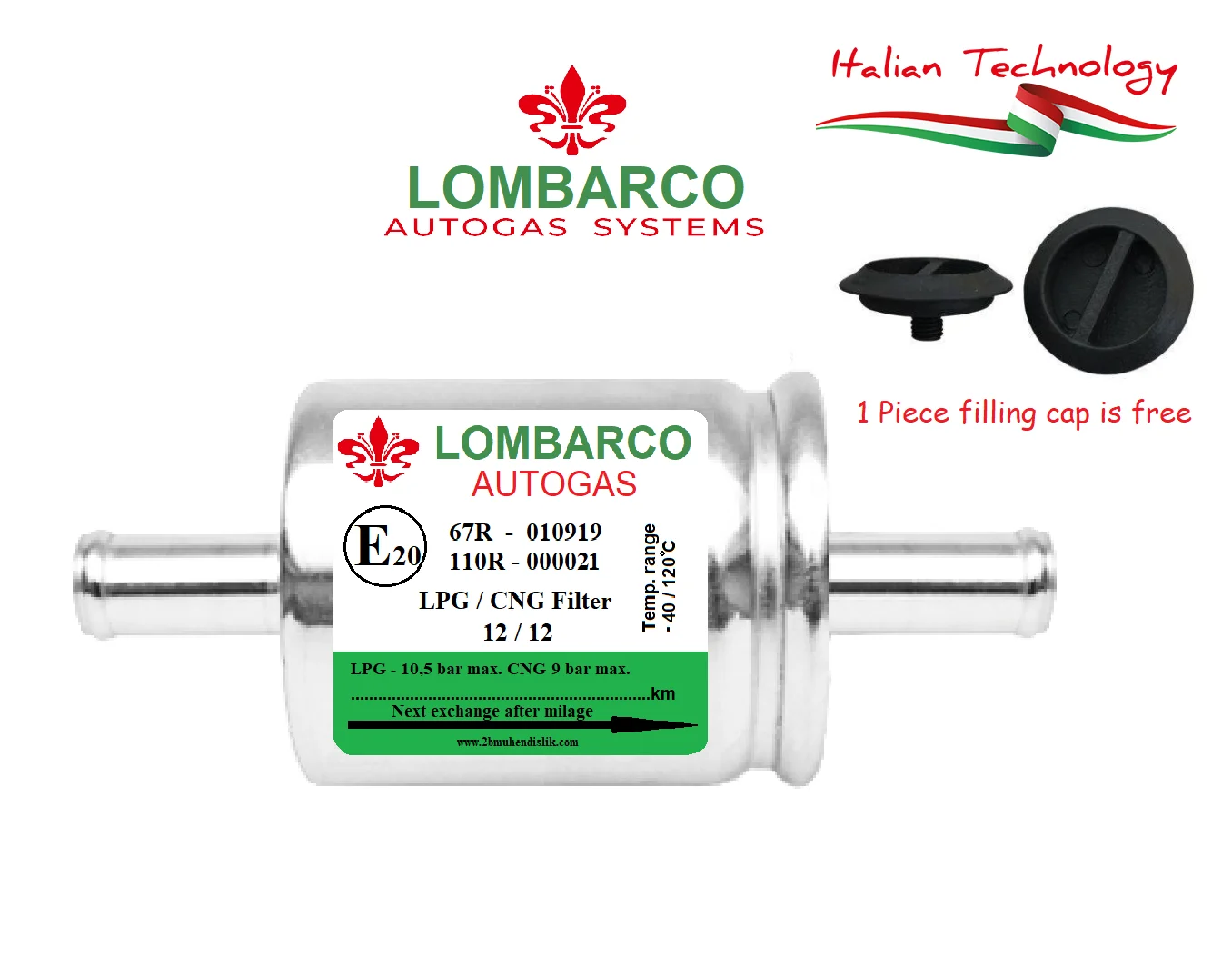 LPG CNG GPL Lombarco Filters x1 Piece Zenit Digitronic EuropeGas Stag KME BRC Zavoli TA Lovato Cangas Spark Atiker All Type
LPG CNG GPL Lombarco Filters x1 Piece Zenit Digitronic EuropeGas Stag KME BRC Zavoli TA Lovato Cangas Spark Atiker All Type