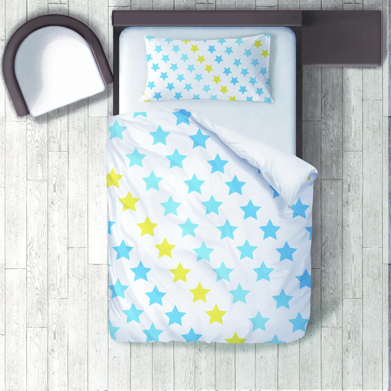 Duvet Cover Set Bedding Set Pillow Case for Baby and Kids Room 3D Printed Blue and Yellow Stars Model 124
Duvet Cover Set Bedding Set Pillow Case for Baby and Kids Room 3D Printed Blue and Yellow Stars Model 124