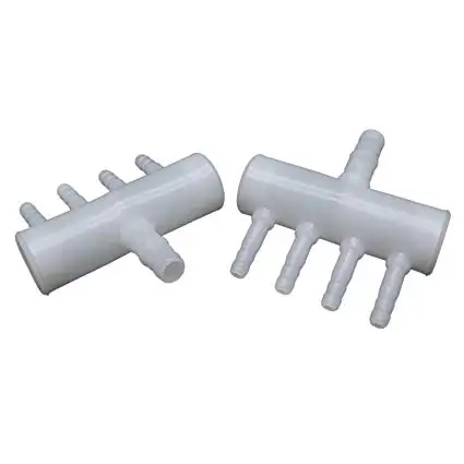 Aquarium air valve, multiplex air terminal for share air from compressors ( one 8mm in). (4 x out 4mm ) 1pcs
Aquarium air valve, multiplex air terminal for share air from compressors ( one 8mm in). (4 x out 4mm ) 1pcs