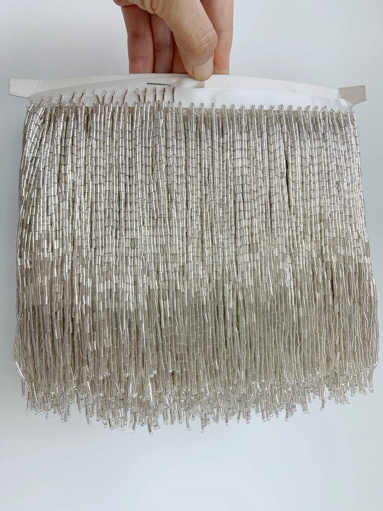 1 Yard Silver Bead Fringe Trim For Dance Costume Tassel Trim For Haute Couture Dress LS0416
1 Yard Silver Bead Fringe Trim For Dance Costume Tassel Trim For Haute Couture Dress LS0416