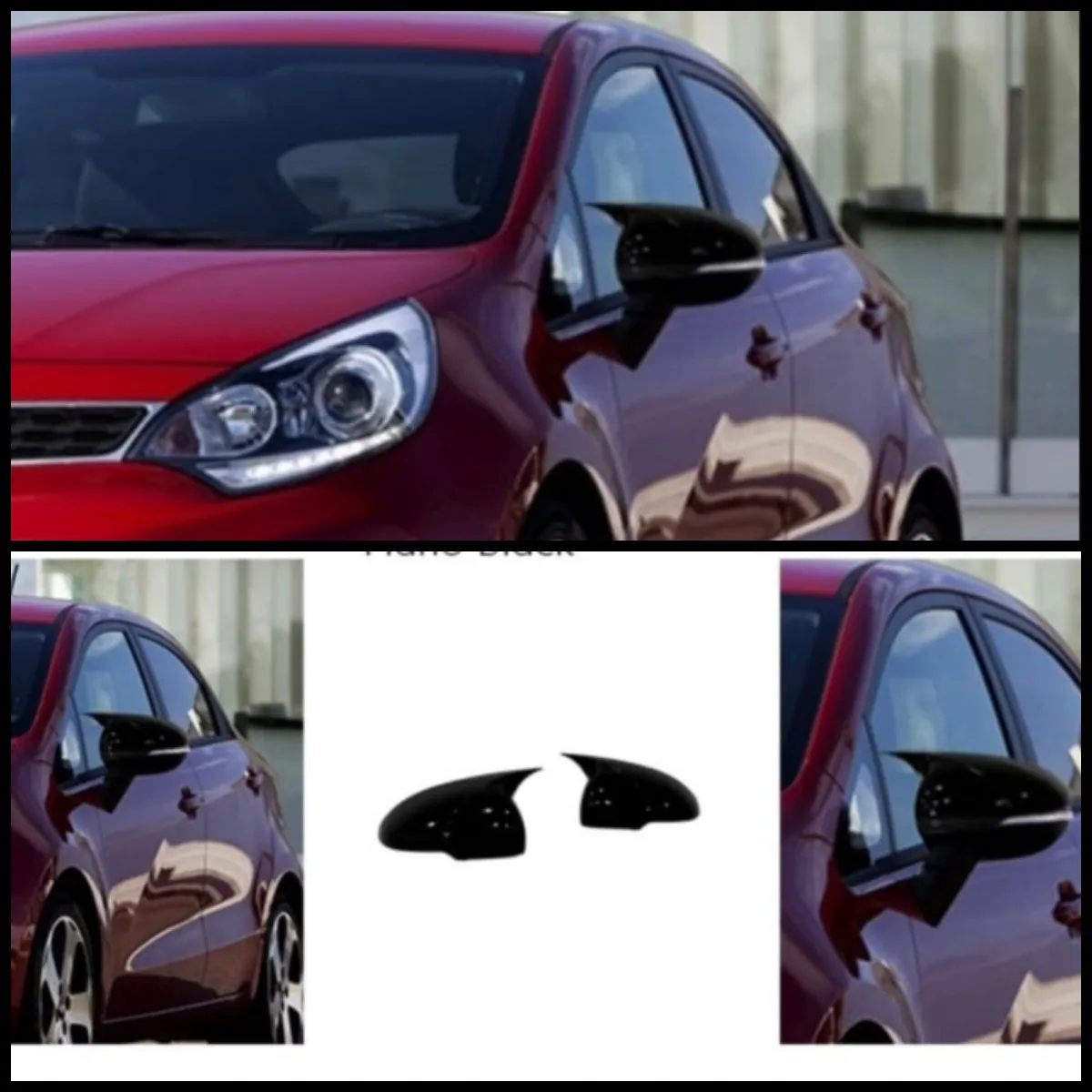 2 Pieces High Quality ABS Plastic Bat Style Mirror Covers Caps RearView Mirror Case Cover Piano Black For Kia Rio 2012-2016
2 Pieces High Quality ABS Plastic Bat Style Mirror Covers Caps RearView Mirror Case Cover Piano Black For Kia Rio 2012-2016