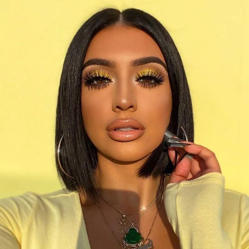 Short Bob Wig Straight Lace Front Human Hair Wigs for Black Women Brazilian 13X1 T Part Bob Transparent Lace Human Hair Wigs
Short Bob Wig Straight Lace Front Human Hair Wigs for Black Women Brazilian 13X1 T Part Bob Transparent Lace Human Hair Wigs