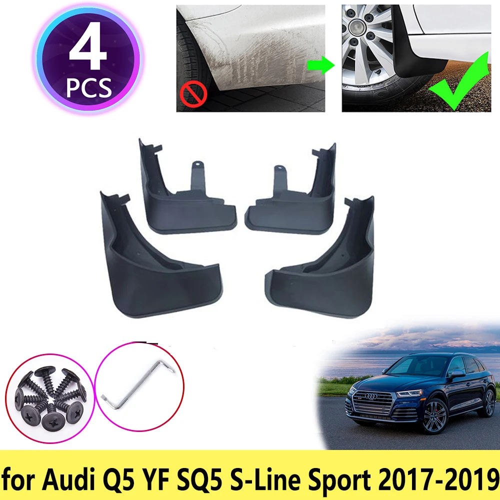 4 шт. для Audi Q5 YF SQ5 S-Line Sport 2017 2018 2019 брызговики крыло брызговики Брызговики задние колеса аксессуары
4 шт. для Audi Q5 YF SQ5 S-Line Sport 2017 2018 2019 брызговики крыло брызговики Брызговики задние колеса аксессуары