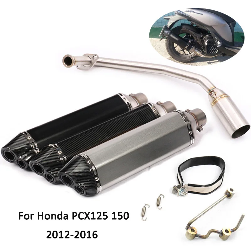 For Honda Pcx125 Pcx150 2012-2016 Aluminum Dual-outlet Exhaust Pipe 470mm Muffler Slip On Front Header Link Tube Motorcycle
For Honda Pcx125 Pcx150 2012-2016 Aluminum Dual-outlet Exhaust Pipe 470mm Muffler Slip On Front Header Link Tube Motorcycle