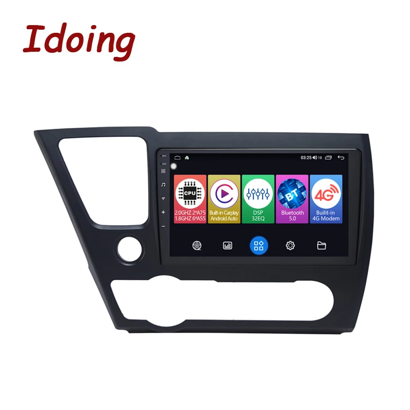 Idoing 9 "Android Carplay автомобильный Радио медиаплеер для Honda Civic 9 pestayling 2013-2016 навигация GPS головное устройство Plug And Play
Idoing 9 "Android Carplay автомобильный Радио медиаплеер для Honda Civic 9 pestayling 2013-2016 навигация GPS головное устройство Plug And Play