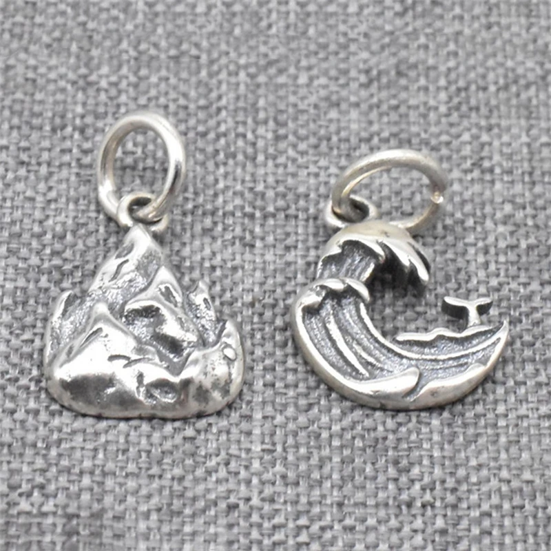 4pcs of 925 Sterling Silver Love Forever Mountain Sea Charms for Necklace Bracelet
4pcs of 925 Sterling Silver Love Forever Mountain Sea Charms for Necklace Bracelet