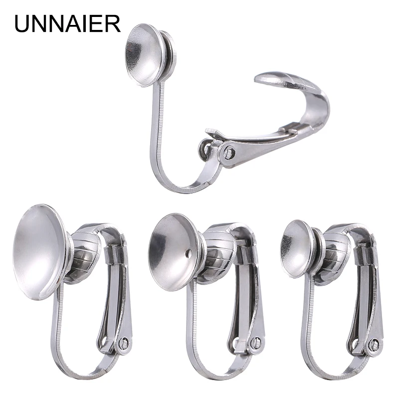 UNNAIE2/10 Pcs,Clip On Earrings For Women,Earring Settings Findings For Diy Jewelry Making Accessories Materials,Stainless Steel
UNNAIE2/10 Pcs,Clip On Earrings For Women,Earring Settings Findings For Diy Jewelry Making Accessories Materials,Stainless Steel