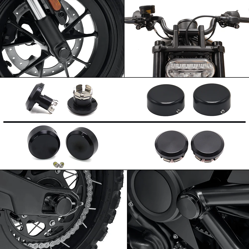 Sportster S Accessories Nut Covers Kits For Sportster S 1250 RH1250 S Front Rear Axle Nut Covers Upper Fork Stem Covers
Sportster S Accessories Nut Covers Kits For Sportster S 1250 RH1250 S Front Rear Axle Nut Covers Upper Fork Stem Covers