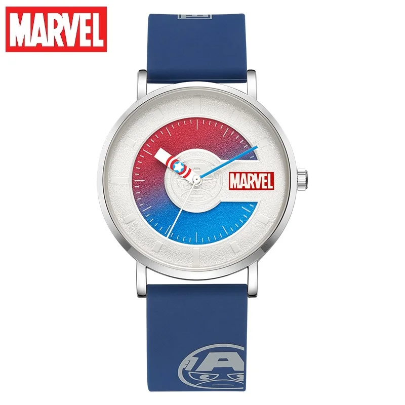 Disney Marvel Captain America Iron Man Spider Quartz Wristwatch Gradient 3D Cartoon Dial Young Boy Unisex Clock Silicone Strap
Disney Marvel Captain America Iron Man Spider Quartz Wristwatch Gradient 3D Cartoon Dial Young Boy Unisex Clock Silicone Strap