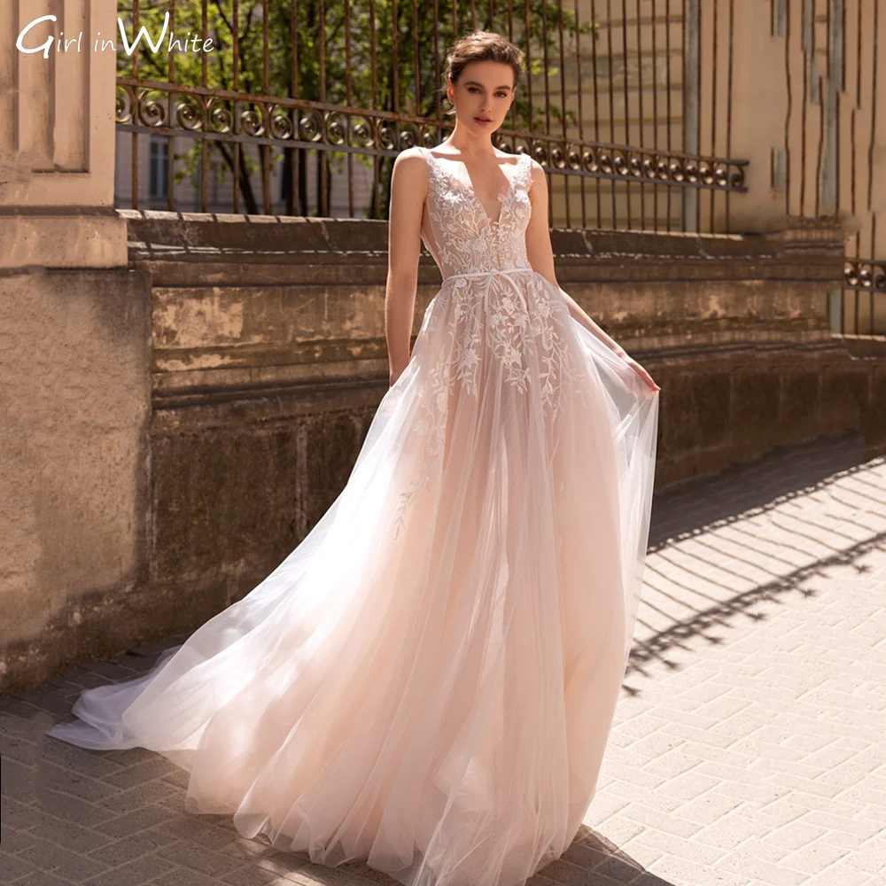 Princess Lace Appliques A-line Wedding Dress V-neck Sleeveless Bride Gown Tulle Tank Bridal Dresses For Women Vestido De Noiva
Princess Lace Appliques A-line Wedding Dress V-neck Sleeveless Bride Gown Tulle Tank Bridal Dresses For Women Vestido De Noiva
