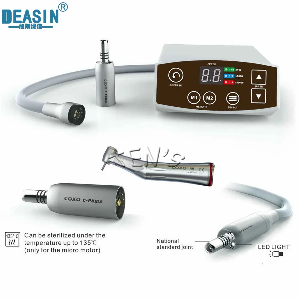 Asin Dental Brushless Electric LED Micro Motor Internal Water Spray With 1:5 Contra Angle Compatible To N*K Kv SIRONA
Asin Dental Brushless Electric LED Micro Motor Internal Water Spray With 1:5 Contra Angle Compatible To N*K Kv SIRONA