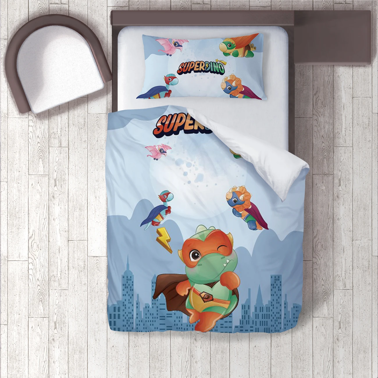 Duvet Cover Set Bedding Set Pillow Case for Baby and Kids Room 3D Printed SuperDino Model 168
Duvet Cover Set Bedding Set Pillow Case for Baby and Kids Room 3D Printed SuperDino Model 168