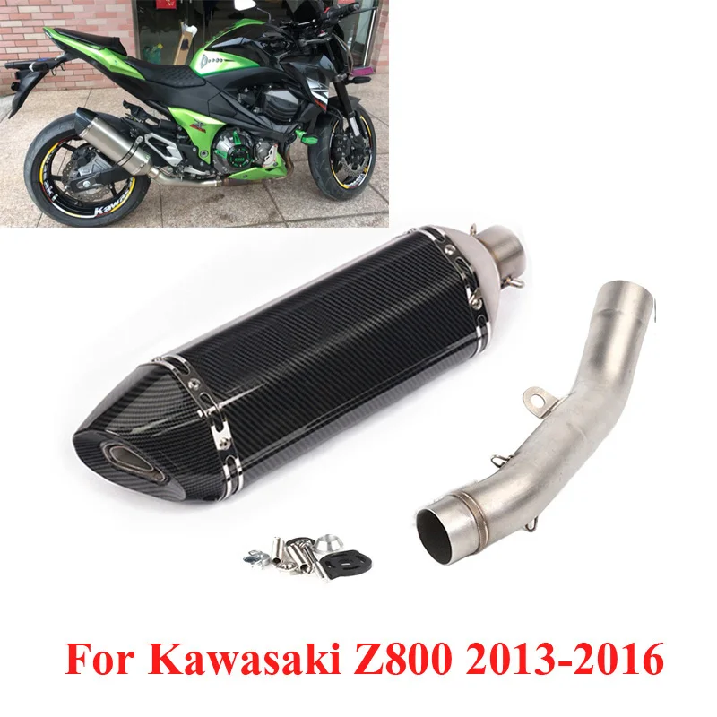 Slip on 51mm Exhaust System Escape Muffler Connection Link Tube for Kawasaki Z800 2013-2016
Slip on 51mm Exhaust System Escape Muffler Connection Link Tube for Kawasaki Z800 2013-2016