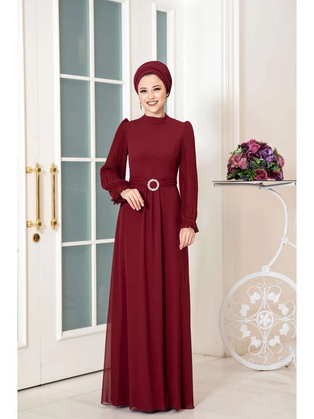 Hijab Dress Evening dress Long Women Muslim Women's Long Sleeve Dress women's dress Turkey Islamic clothing Gift Belt
Hijab Dress Evening dress Long Women Muslim Women's Long Sleeve Dress women's dress Turkey Islamic clothing Gift Belt