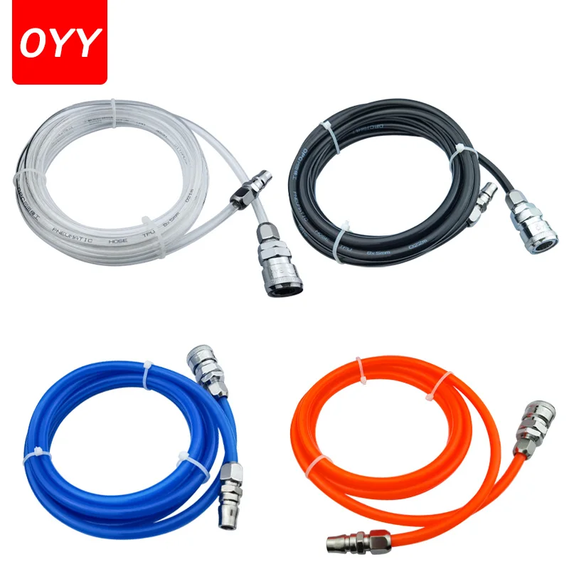 PU8x5 High Pressure Flexible Compressor Air Hose Straight Tube Pipe Belt Red Blue Pneumatic With C-Type Fitting SP20 PP20
PU8x5 High Pressure Flexible Compressor Air Hose Straight Tube Pipe Belt Red Blue Pneumatic With C-Type Fitting SP20 PP20