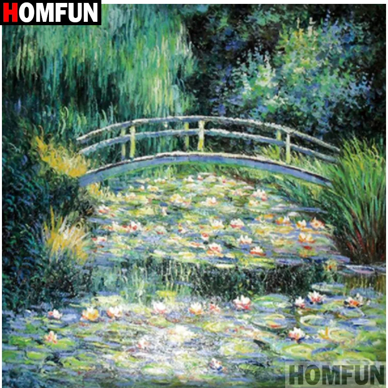 HOMFUN 5d Diamond Painting Full Square/Round "The Scenery Lotus" Picture Of Rhinestone DIY Diamond Embroidery Home Decor
HOMFUN 5d Diamond Painting Full Square/Round "The Scenery Lotus" Picture Of Rhinestone DIY Diamond Embroidery Home Decor