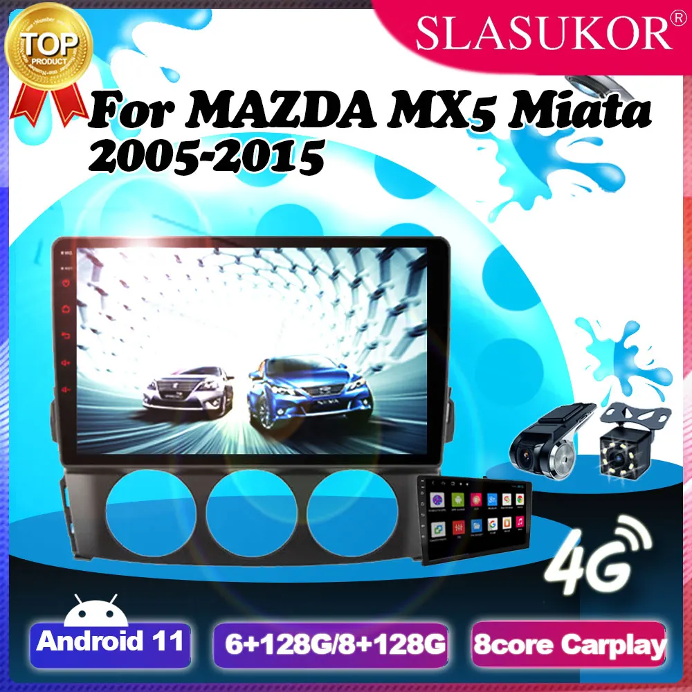 9 Inch Android 11 IPS Car Radio For Mazda MX-5 Miata NC 2005 2006 - 2015 Multimedia Stereo Auto Video Carplay Player Head Unit
9 Inch Android 11 IPS Car Radio For Mazda MX-5 Miata NC 2005 2006 - 2015 Multimedia Stereo Auto Video Carplay Player Head Unit