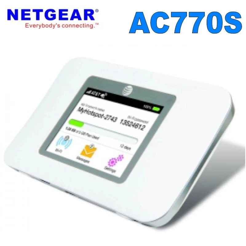 New And Unlocked Netgear Wireless AC770S 4G Wireless Router With Sim Card Slot With Antenna PK AC815s AC810s
New And Unlocked Netgear Wireless AC770S 4G Wireless Router With Sim Card Slot With Antenna PK AC815s AC810s