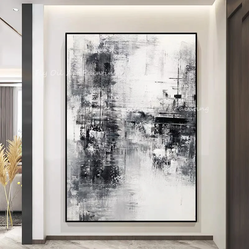Grey Canvas Large Size 100% Handpainted thick knife modern Oil Painting for Living Room Artwork Gift Unframe
Grey Canvas Large Size 100% Handpainted thick knife modern Oil Painting for Living Room Artwork Gift Unframe