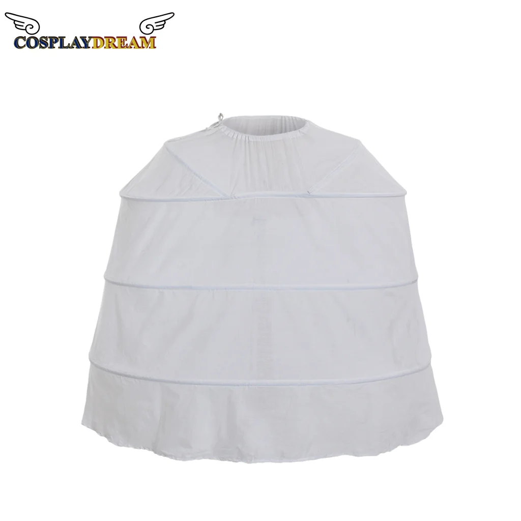 Cosplaydream Rococo Victorian Dress Petticoat Crinoline Underskirt White Cage Frame Pannier Bustle Medieval Petticoat
Cosplaydream Rococo Victorian Dress Petticoat Crinoline Underskirt White Cage Frame Pannier Bustle Medieval Petticoat