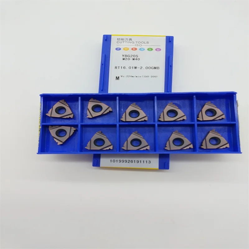 Original Cutting Coated ISO Thread Inserts Have End Cutting LT11.01 / LT16.01/ LT22.01 YBG201
Original Cutting Coated ISO Thread Inserts Have End Cutting LT11.01 / LT16.01/ LT22.01 YBG201