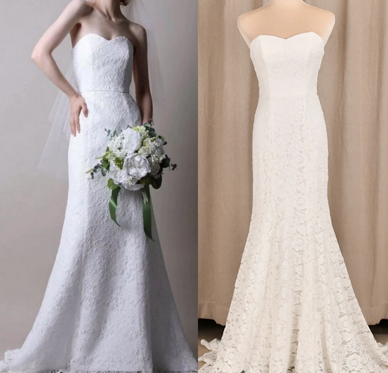 #3167 100% Real Photos Special Design Sleeveless Lace Soft Lace Up Beach Sheath Champagne Bridal Gown Wedding Dress
#3167 100% Real Photos Special Design Sleeveless Lace Soft Lace Up Beach Sheath Champagne Bridal Gown Wedding Dress