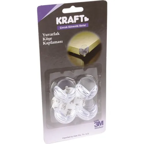 Kraft Round Corner Protector (4 pcs) child baby safety silicone protective table corner edge protection cover child anticollisio
Kraft Round Corner Protector (4 pcs) child baby safety silicone protective table corner edge protection cover child anticollisio